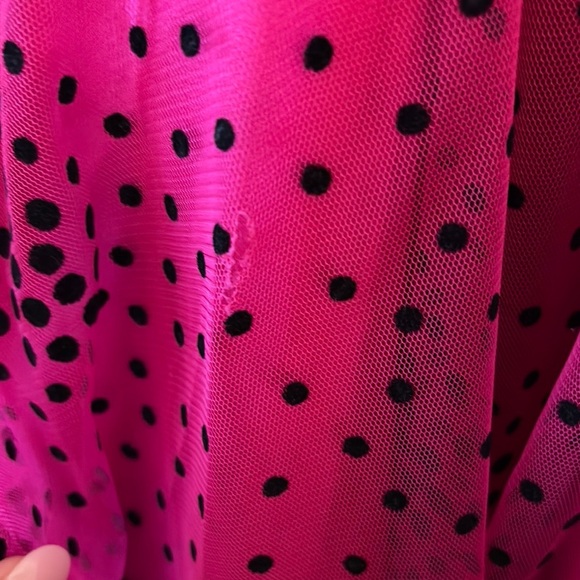 Jona Michelle Pink Polka Dot Formal Dress - Picture 4 of 4